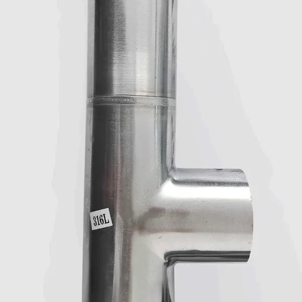 316 stainless steel tee pipe welding