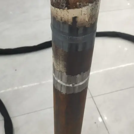 Carbon steel pipe wire welding